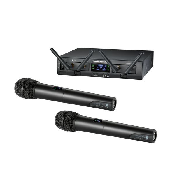 ATW-1322 SYSTEM 10 PRO DIGITAL WIRELESS DUAL HANDHELD SYSTEM INCLUDES: ATW-RC13 RACK-MOUNT RECEIVER CHASSIS,